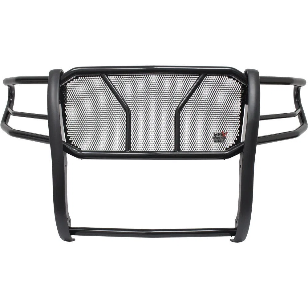 57-3915 – WESTIN Grille Guard, 1-Piece Black Powder Coated Steel 2 Inch Diameter With Brush Guard Without Skid Plate ...